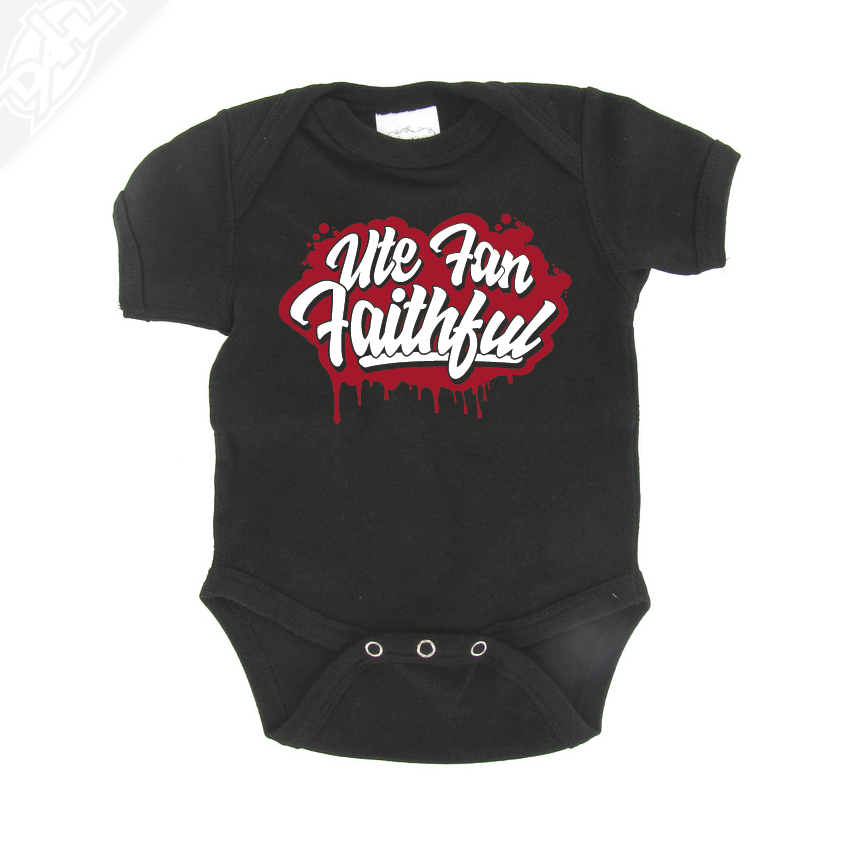 Ute Fan Faithful Script - Onesie