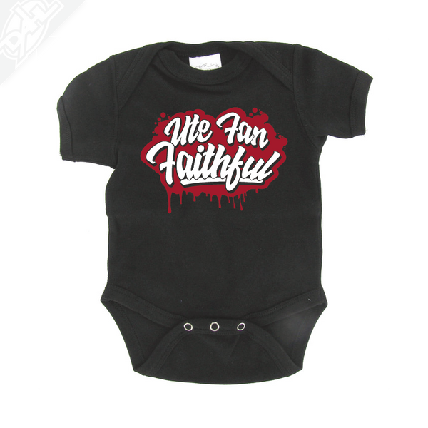 Ute Fan Faithful Script - Onesie