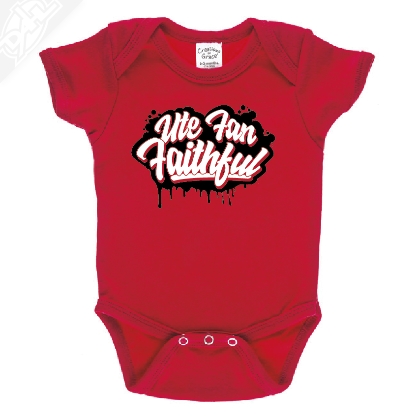 Ute Fan Faithful Script - Onesie