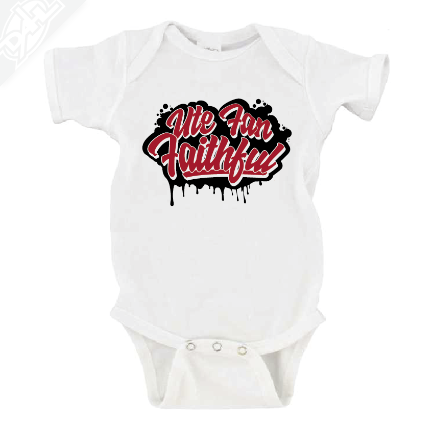 Ute Fan Faithful Script - Onesie