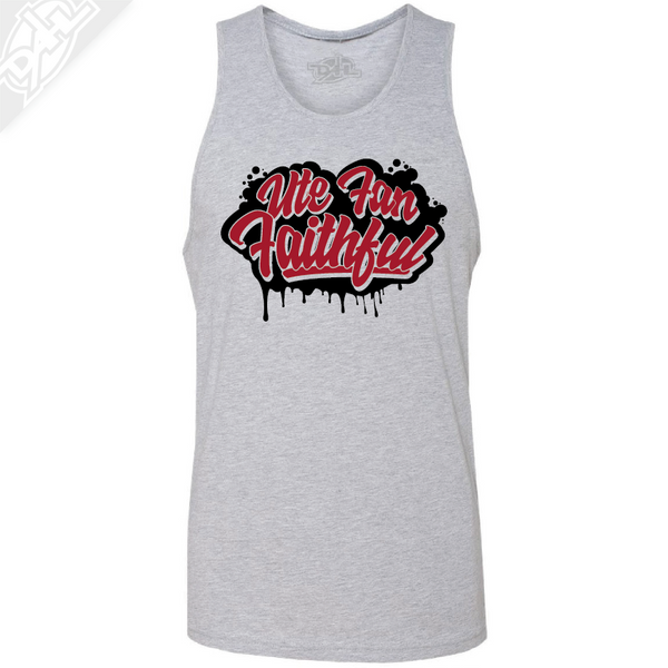 Ute Fan Faithful Script - Mens Tank Top