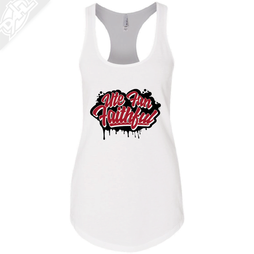 Ute Fan Faithful Script - Womens Tank Top