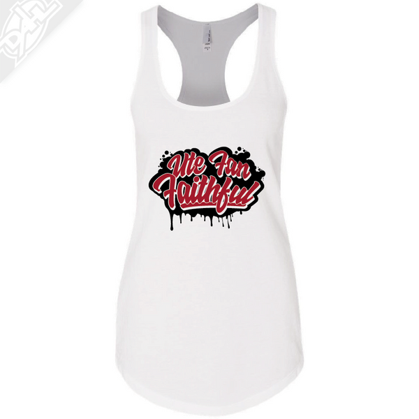 Ute Fan Faithful Script - Womens Tank Top