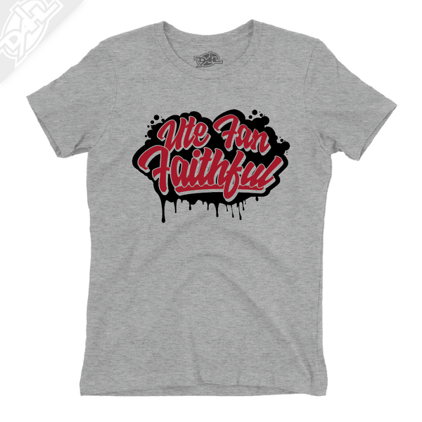 Ute Fan Faithful Script - Girls T-Shirt