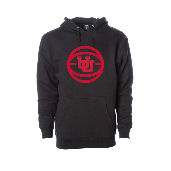 Interlocking UU Basketball  Embroidered Hoodie