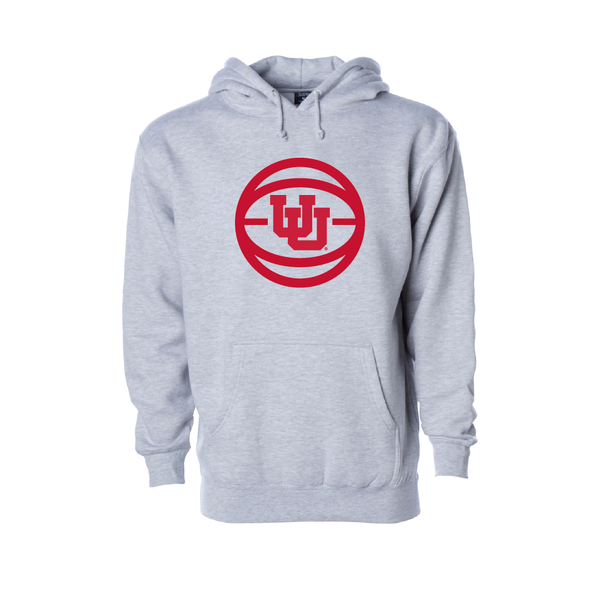 Interlocking UU Basketball  Embroidered Hoodie