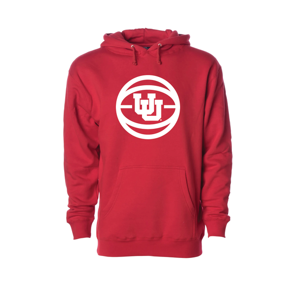 Interlocking UU Basketball  Embroidered Hoodie