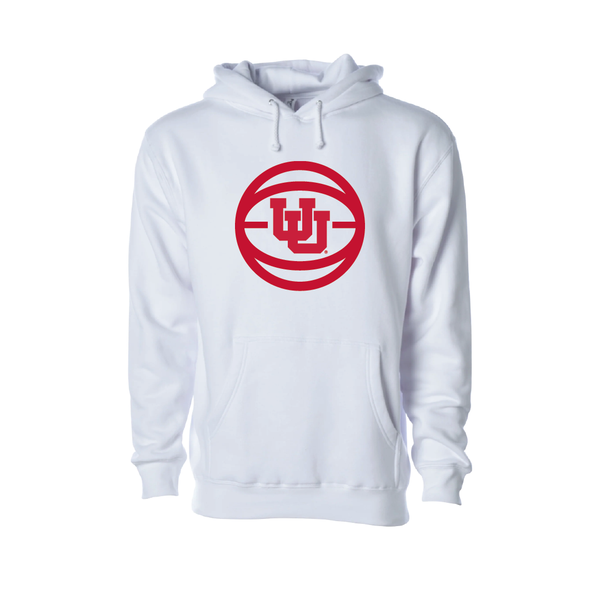 Interlocking UU Basketball  Embroidered Hoodie