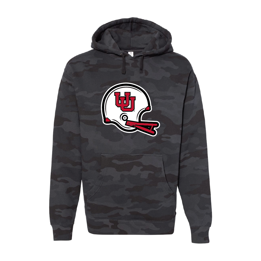 Interlocking UU Throwback Helmet Embroidered Hoodie