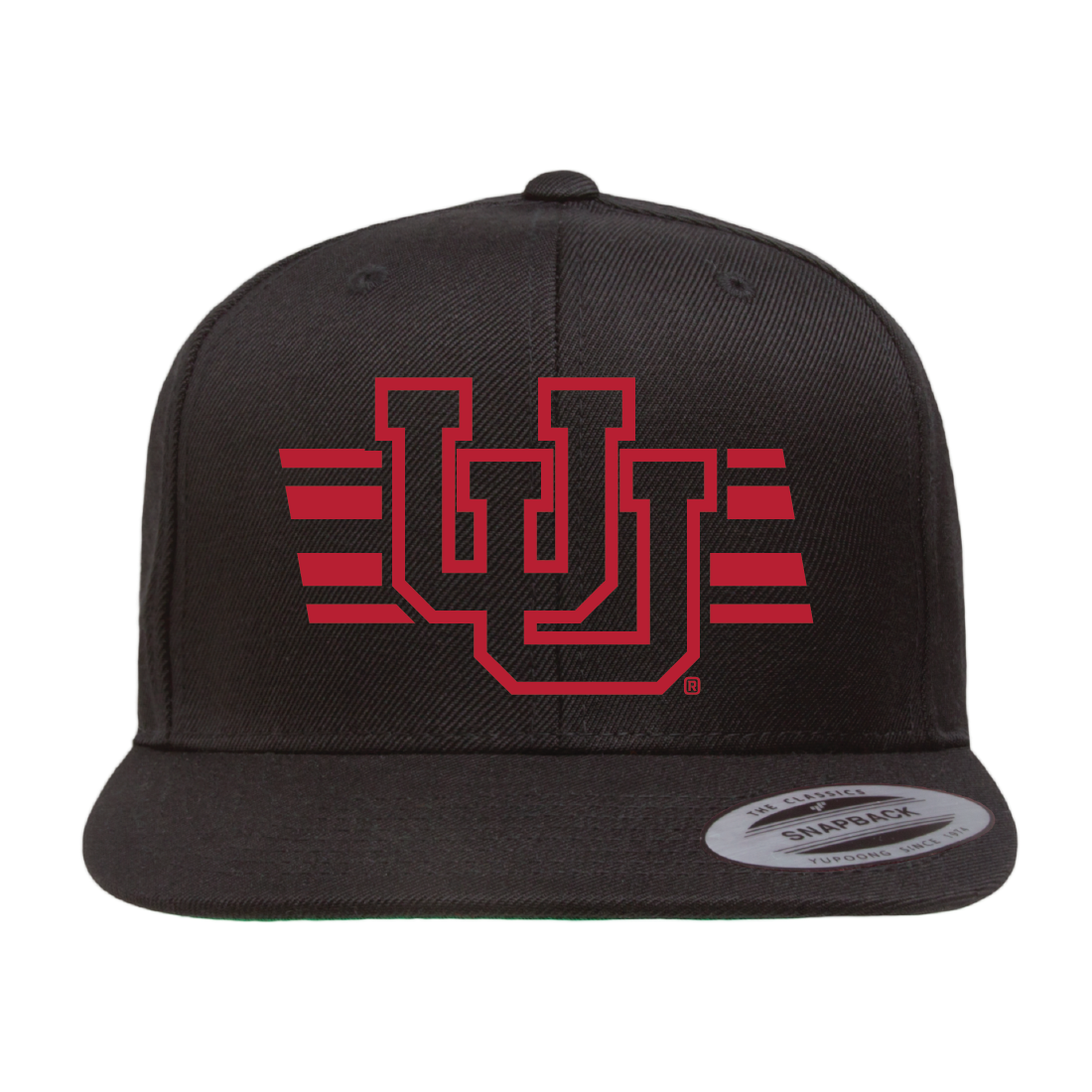 Interlocking UU W/Utah Stripe Single Color Hats