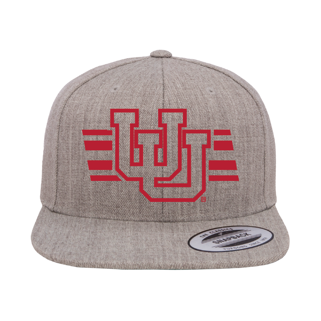 Interlocking UU W/Utah Stripe Single Color Hats