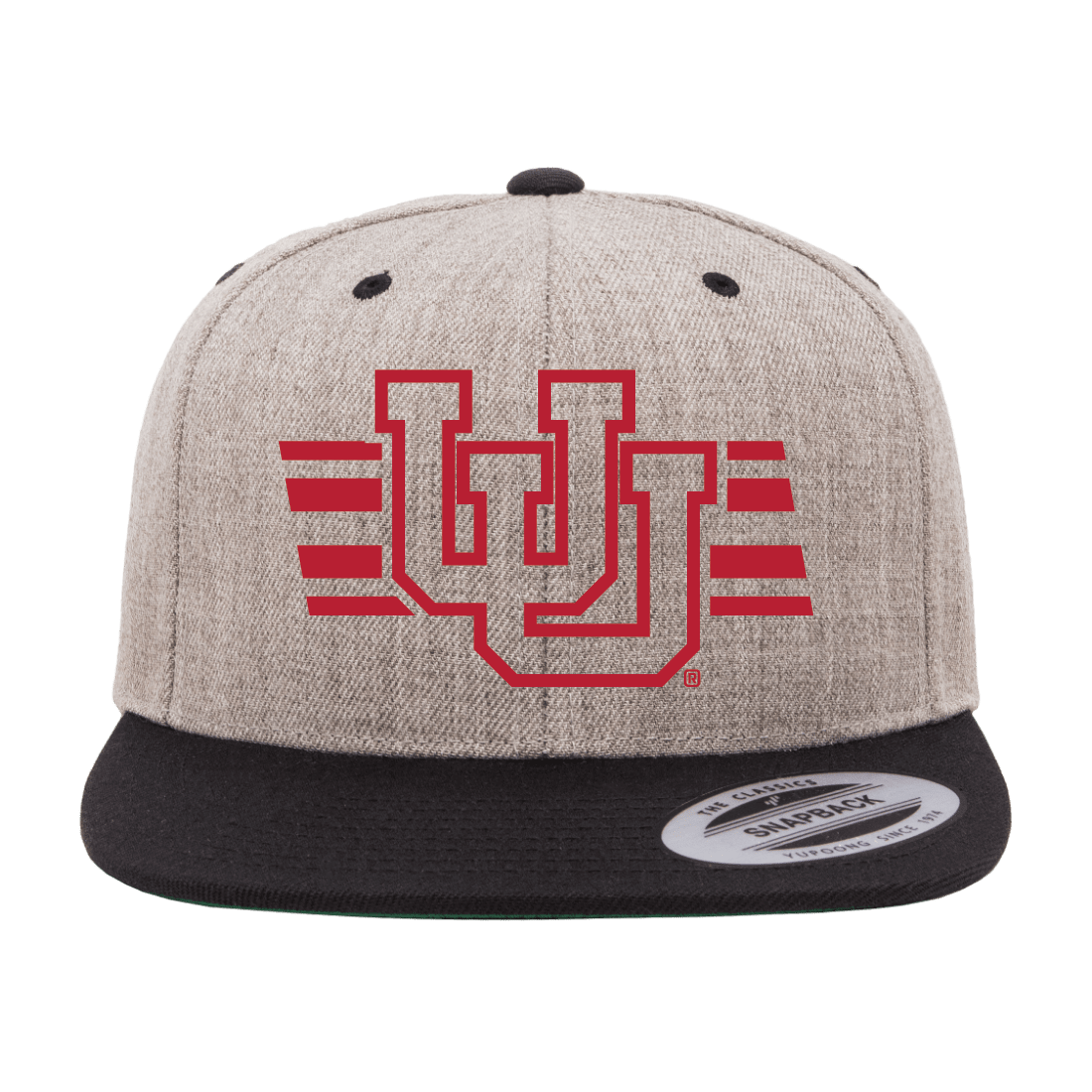 Interlocking UU W/Utah Stripe Single Color Hats