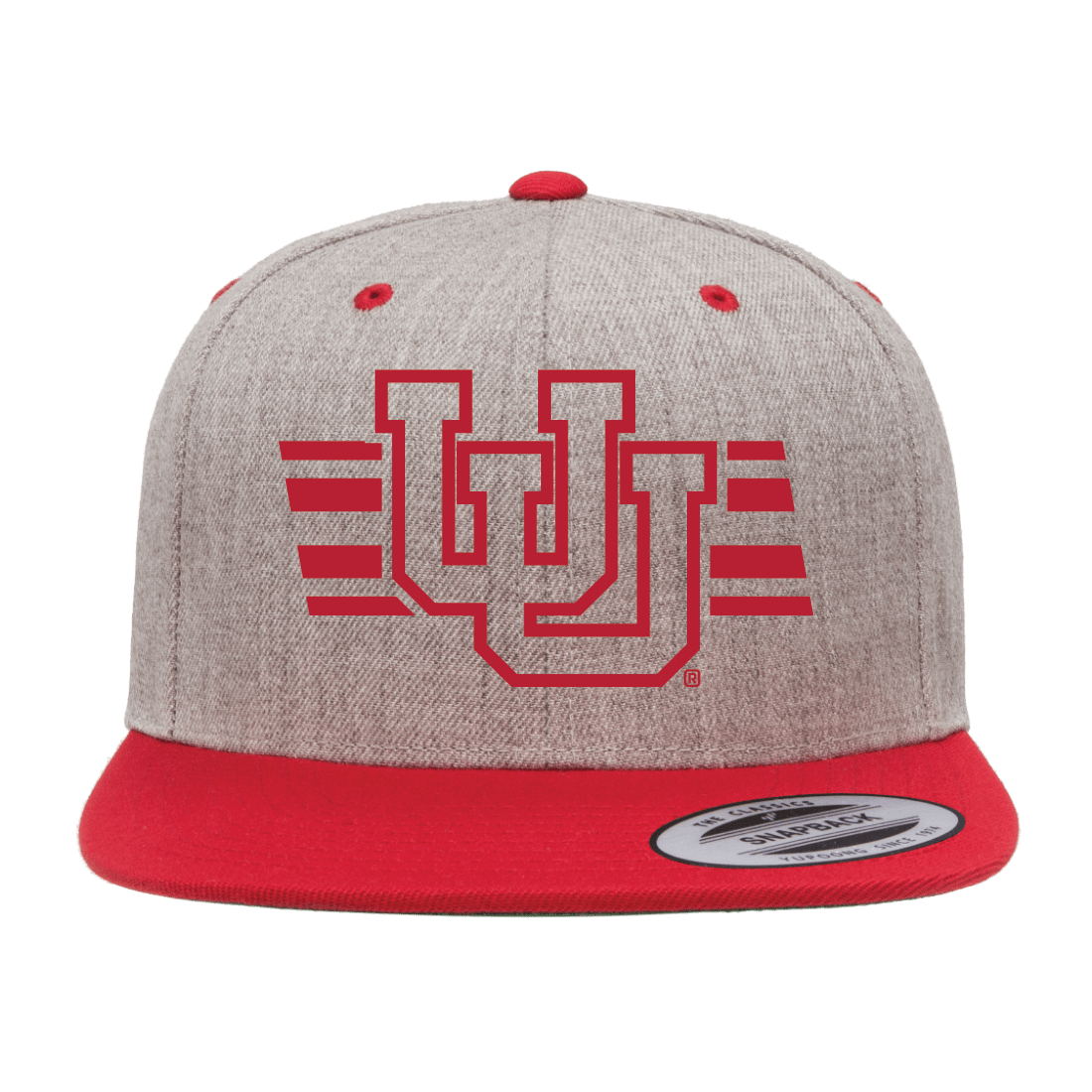 Interlocking UU W/Utah Stripe Single Color Hats