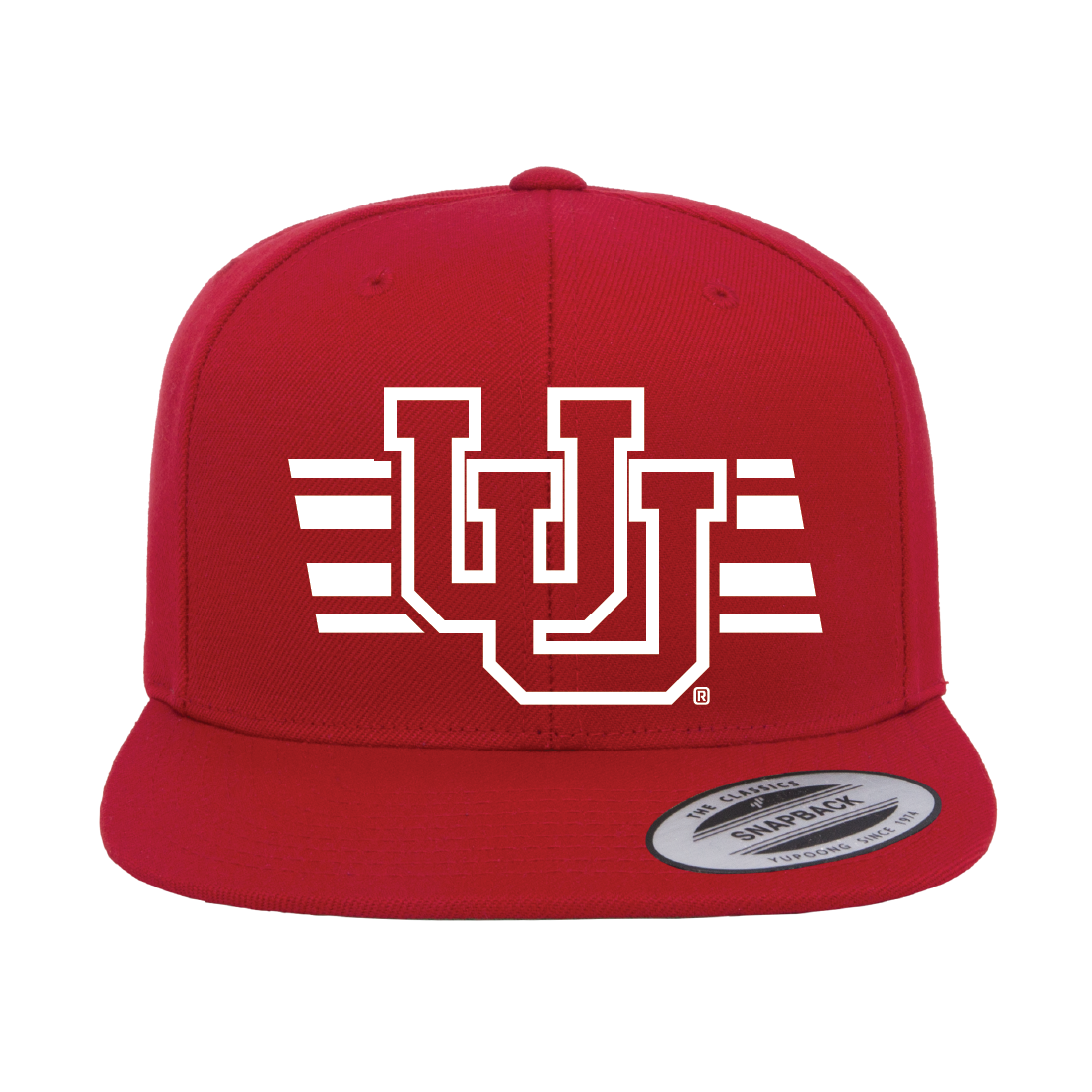Interlocking UU W/Utah Stripe Single Color Hats