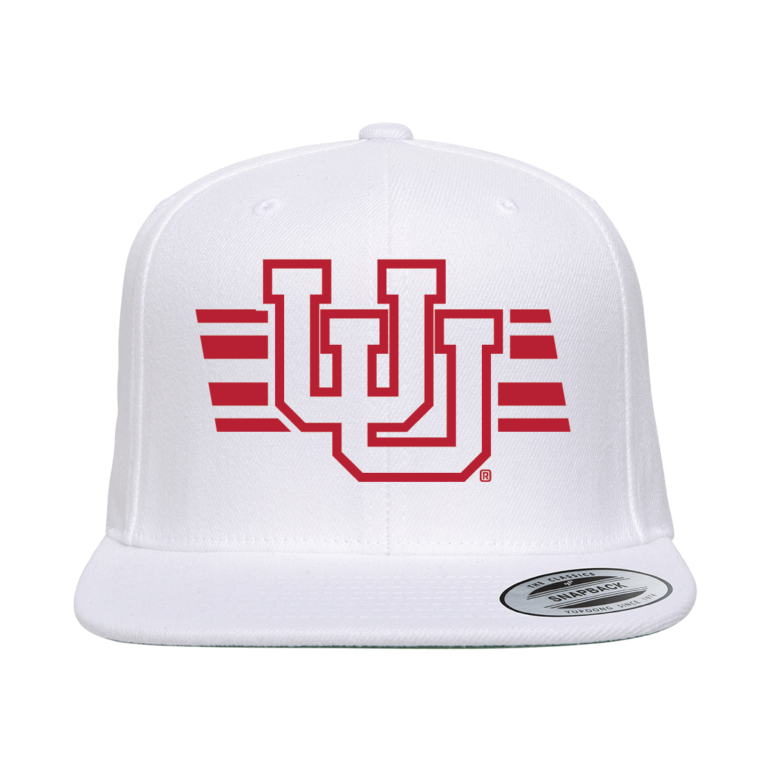 Interlocking UU W/Utah Stripe Single Color Hats