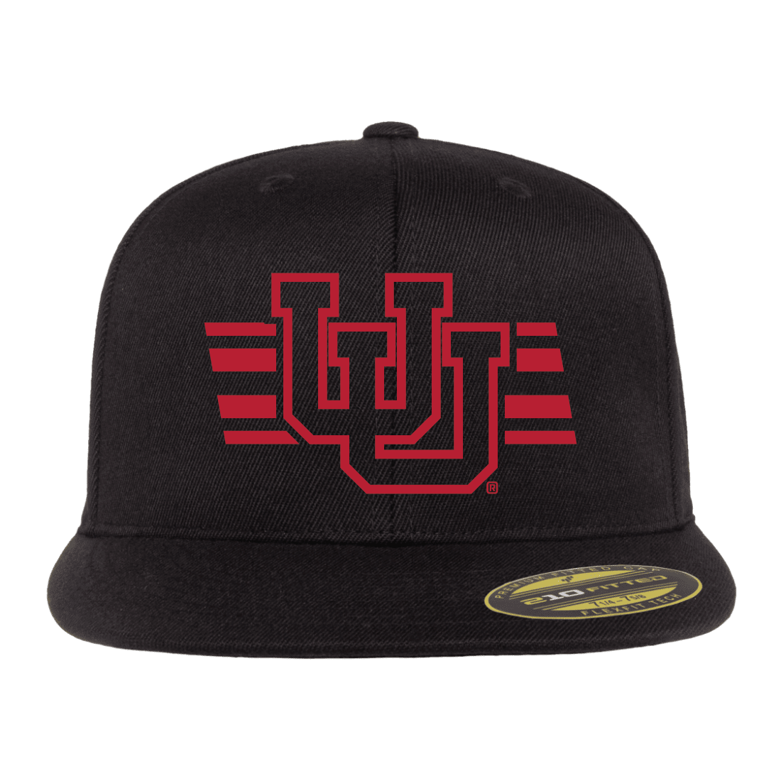 Interlocking UU W/Utah Stripe Single Color Hats