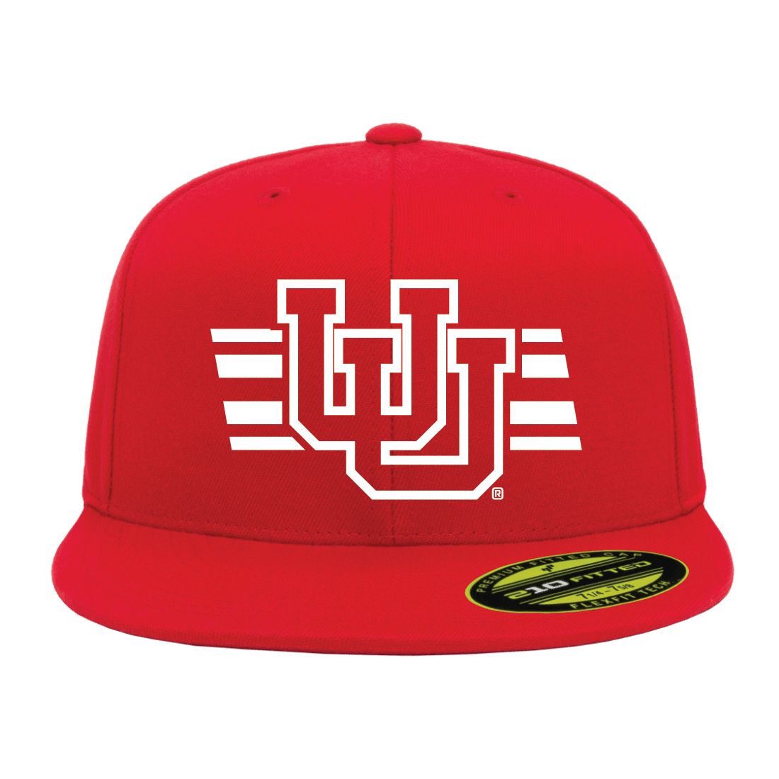 Interlocking UU W/Utah Stripe Single Color Hats