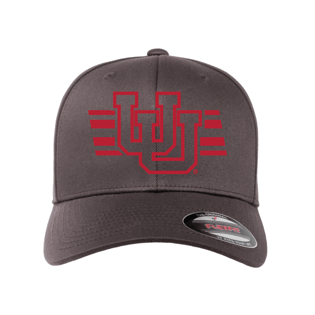 Interlocking UU W/Utah Stripe Single Color Hats