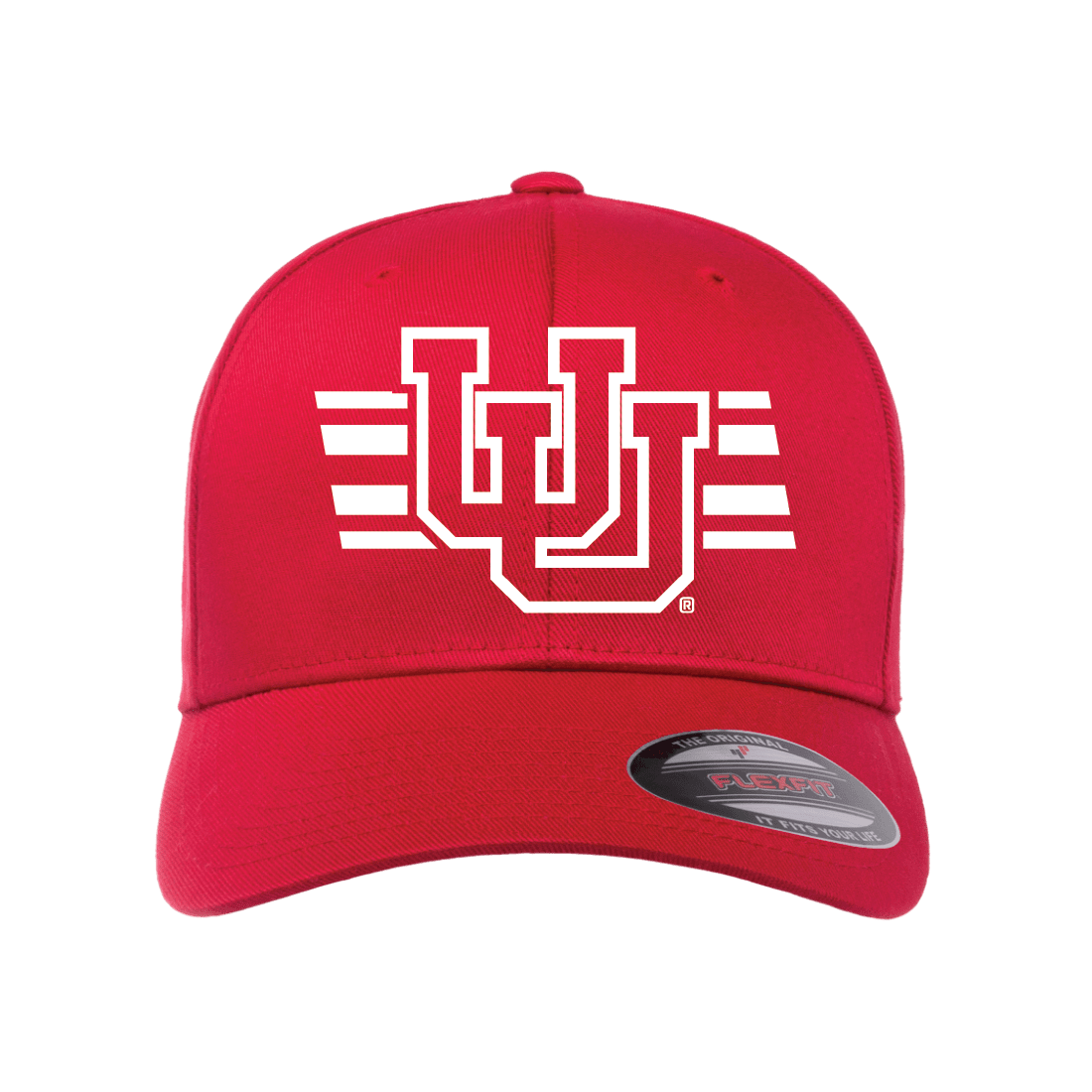 Interlocking UU W/Utah Stripe Single Color Hats