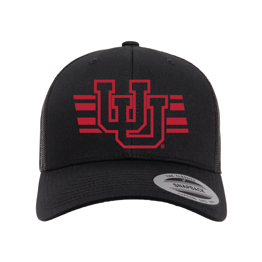 Interlocking UU W/Utah Stripe Single Color Hats