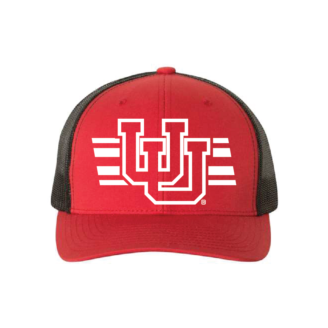 Interlocking UU W/Utah Stripe Single Color Hats