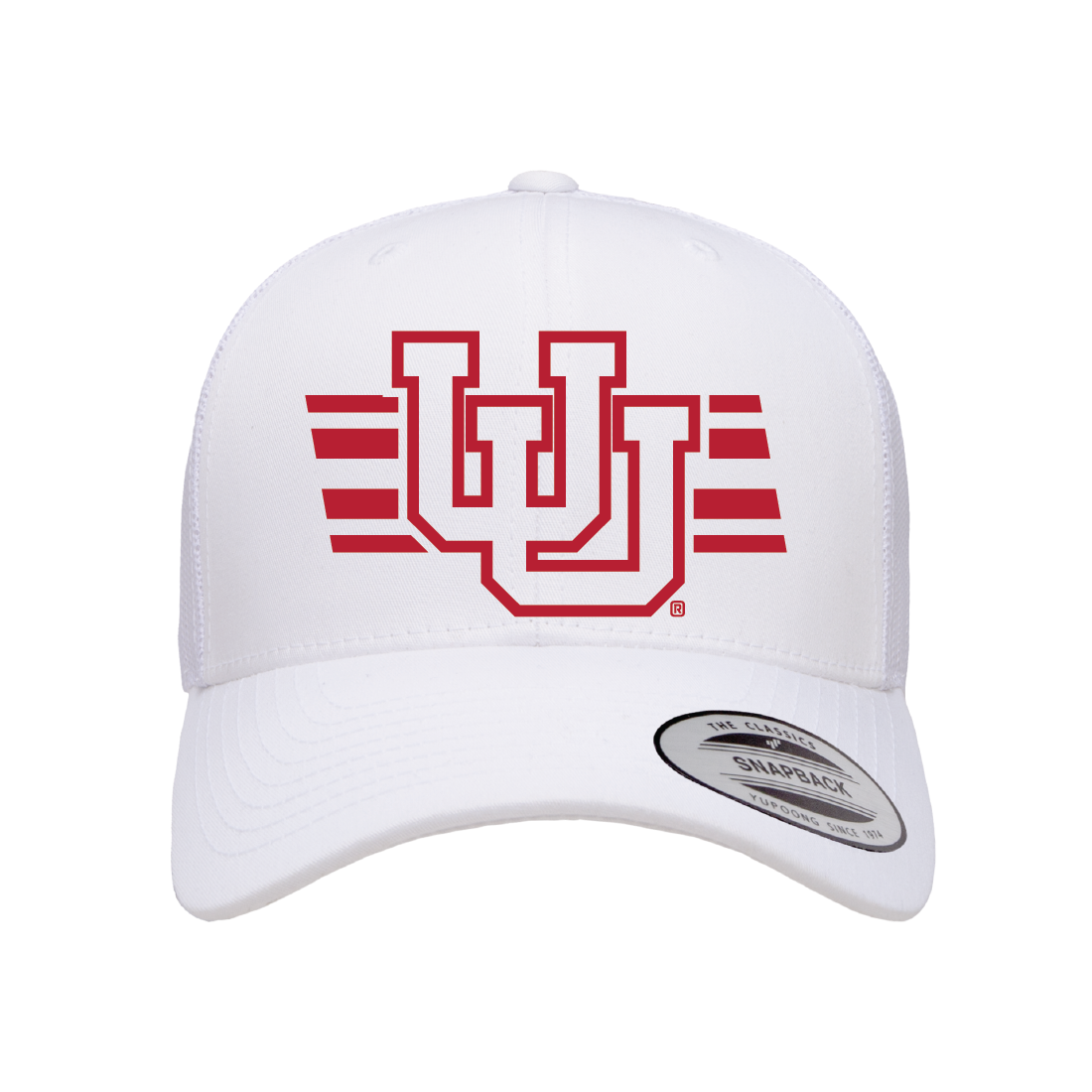 Interlocking UU W/Utah Stripe Single Color Hats