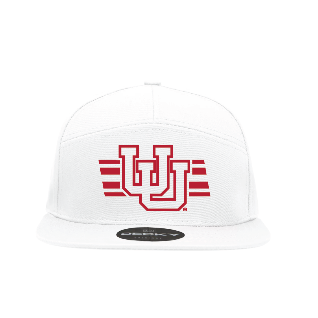 Interlocking UU W/Utah Stripe Single Color Hats