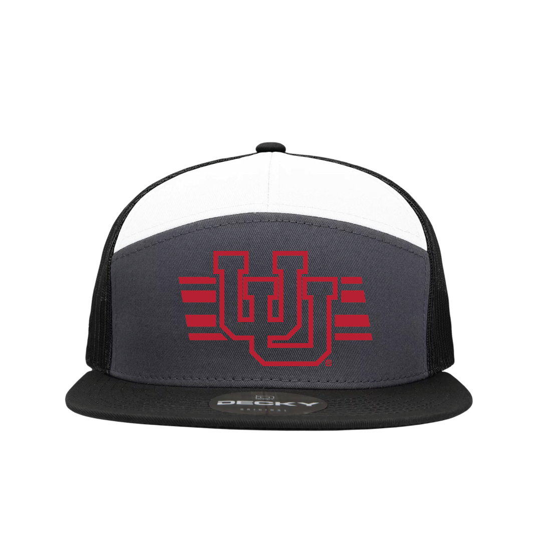 Interlocking UU W/Utah Stripe Single Color Hats