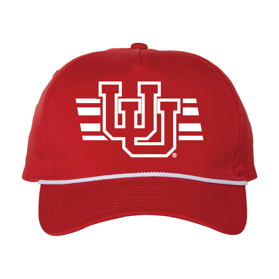 Interlocking UU W/Utah Stripe Single Color Hats