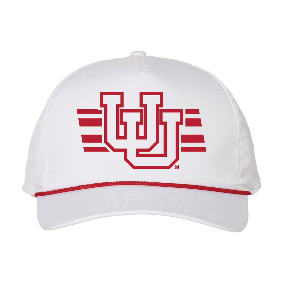 Interlocking UU W/Utah Stripe Single Color Hats