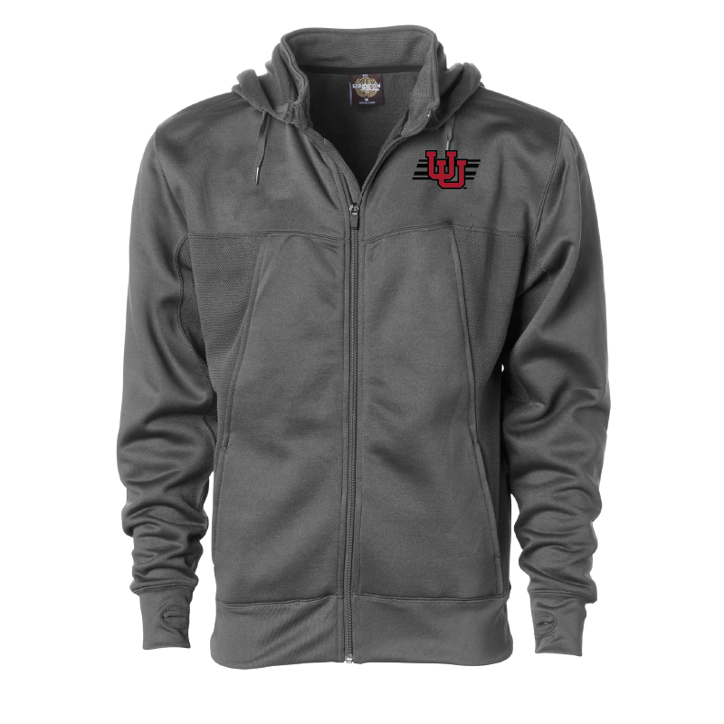 Poly-Tech Zip Hooded Sweatshirt