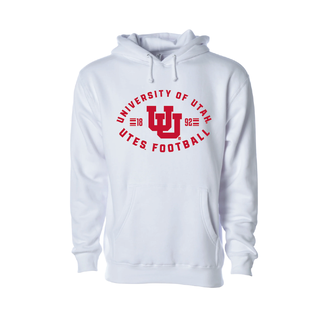 University of Utah Utes Football  Embroidered Hoodie