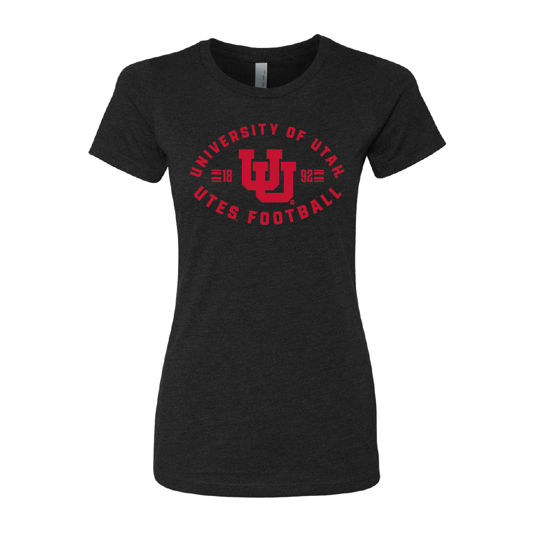 University of Utah Utes Football Womens T-Shirt