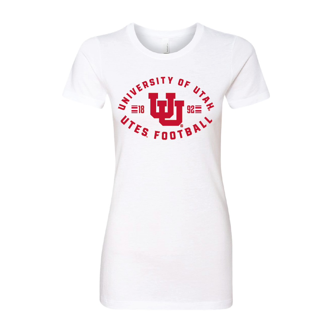University of Utah Utes Football Womens T-Shirt