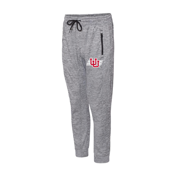 Heather Gray Performance Men's Jogger Pants