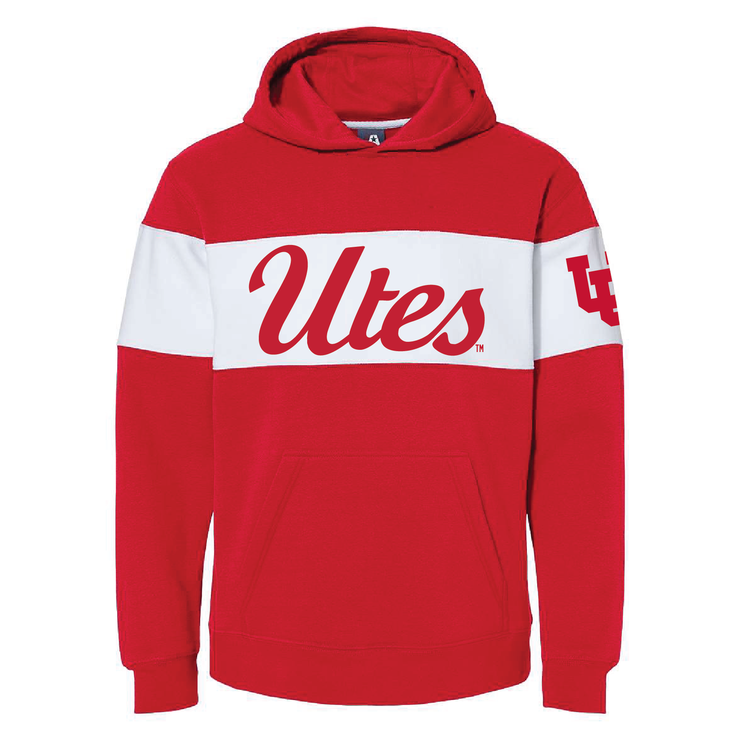 Red Striped Men's Hoodie
