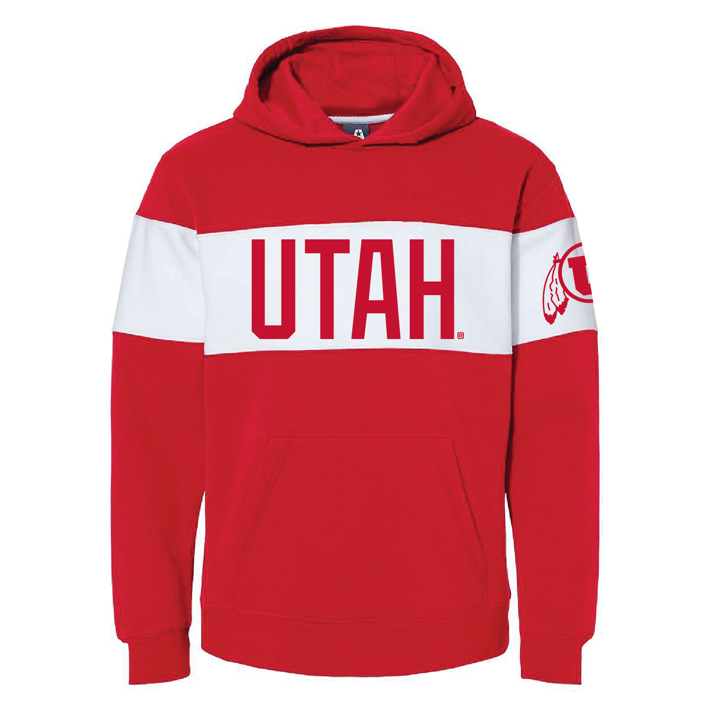 Red Striped Men's Hoodie