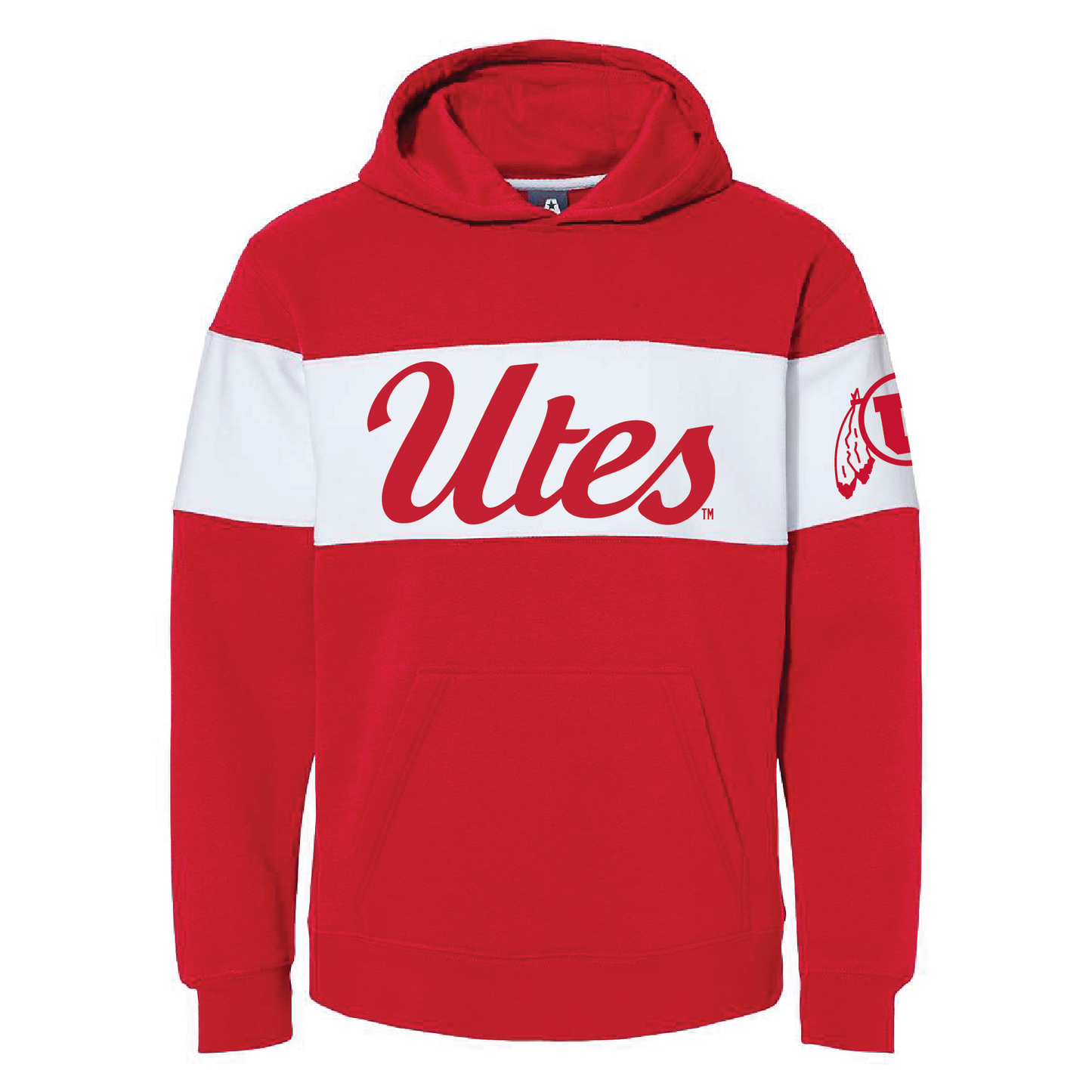 Red Striped Men's Hoodie