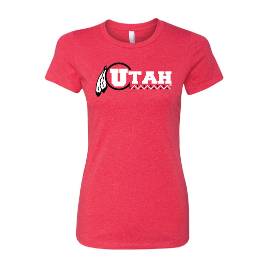 Utah Basketball - Throwback Womens T-Shirt