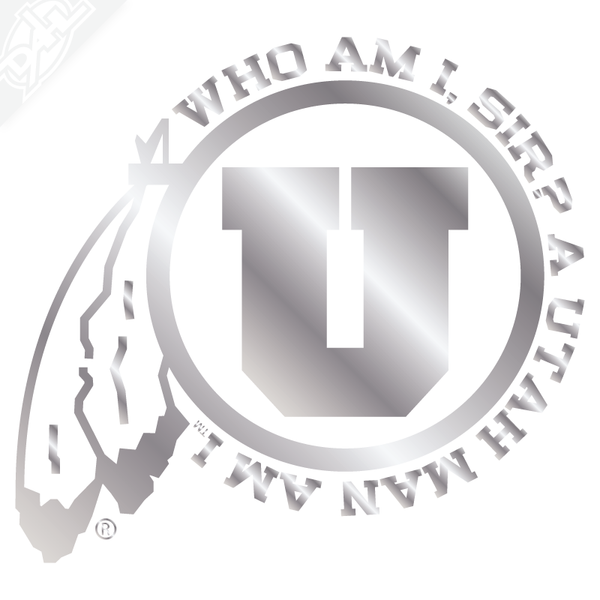 Circle and Feather - Who Am I Sir? Vinyl Decal