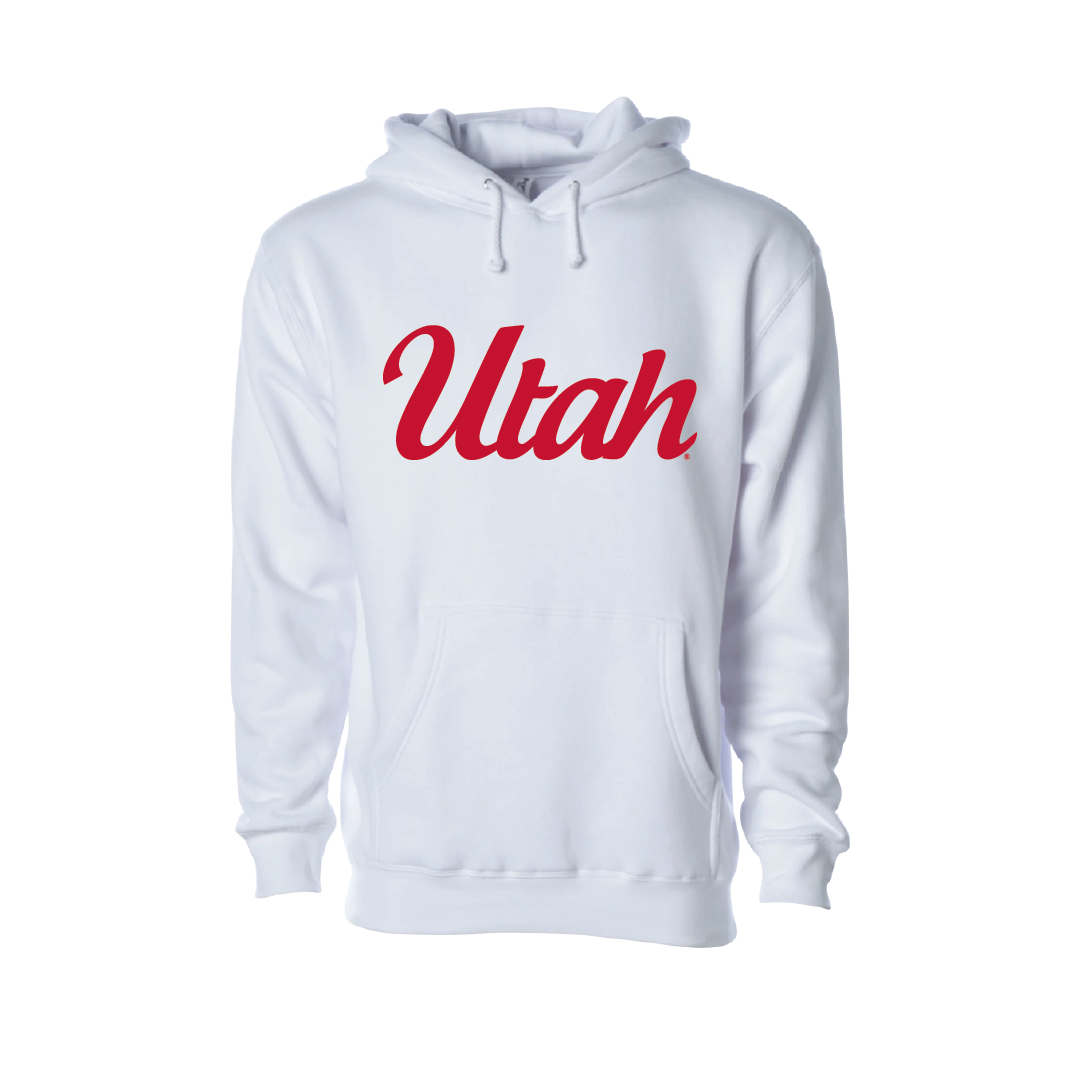 Utah Script  Embroidered Hoodie