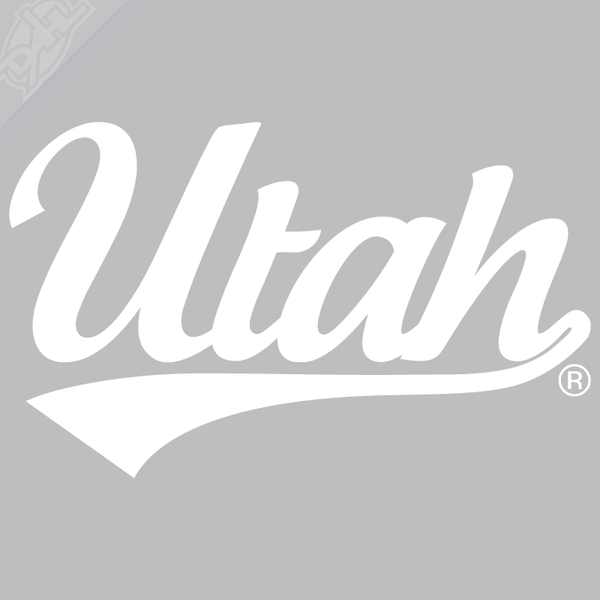 Utah Script Vinyl Decal