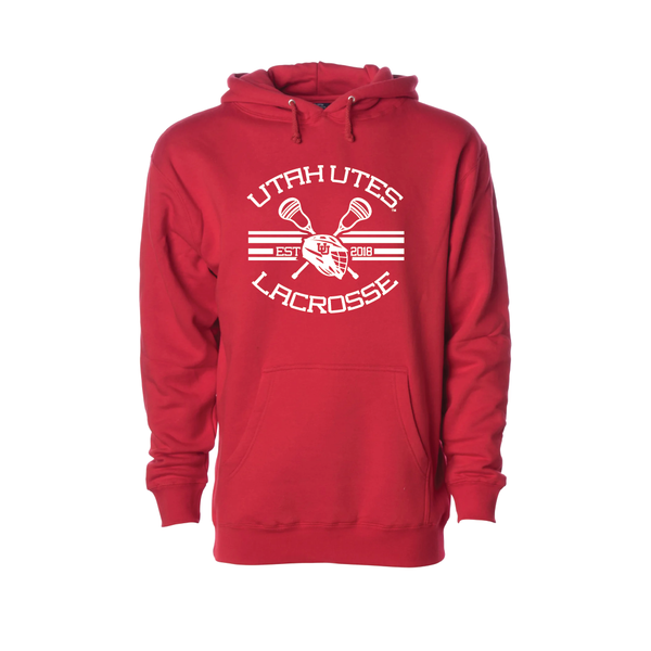 Utah Utes - Interlocking UU  Embroidered Hoodie