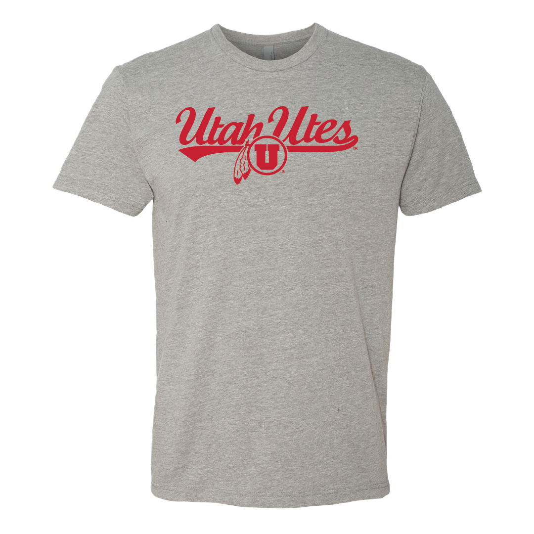 Utah Utes - Script-Circle and Feather Youth T-shirt