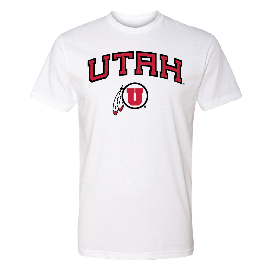 Utah Wordmark-Circle and FeatherYouth T-shirt