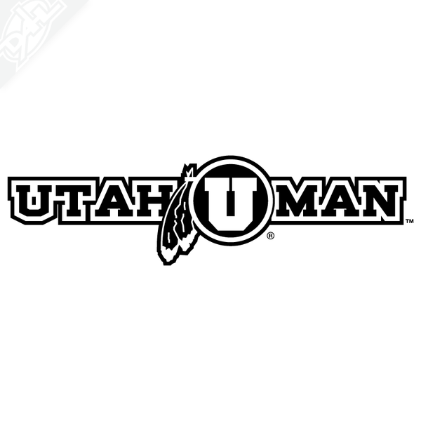 Utah Man Vinyl Decal