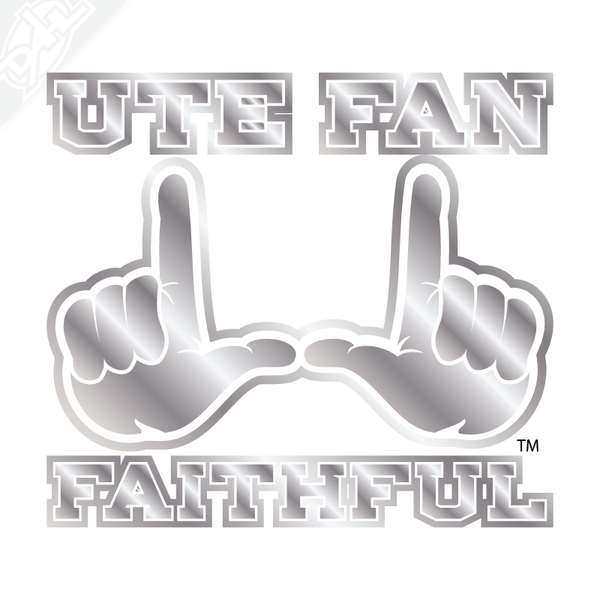 Utah Fan Faithful Vinyl Decal