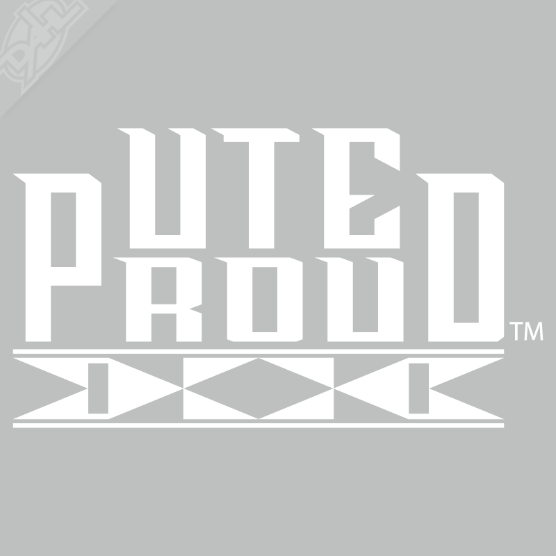 Ute Proud Single Color Vinyl Decal