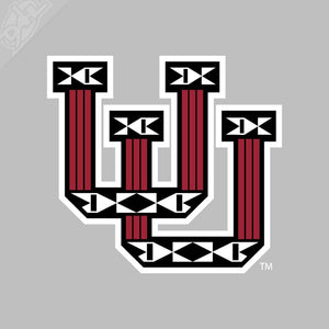 Ute Proud Interlocking UU Vinyl Decal