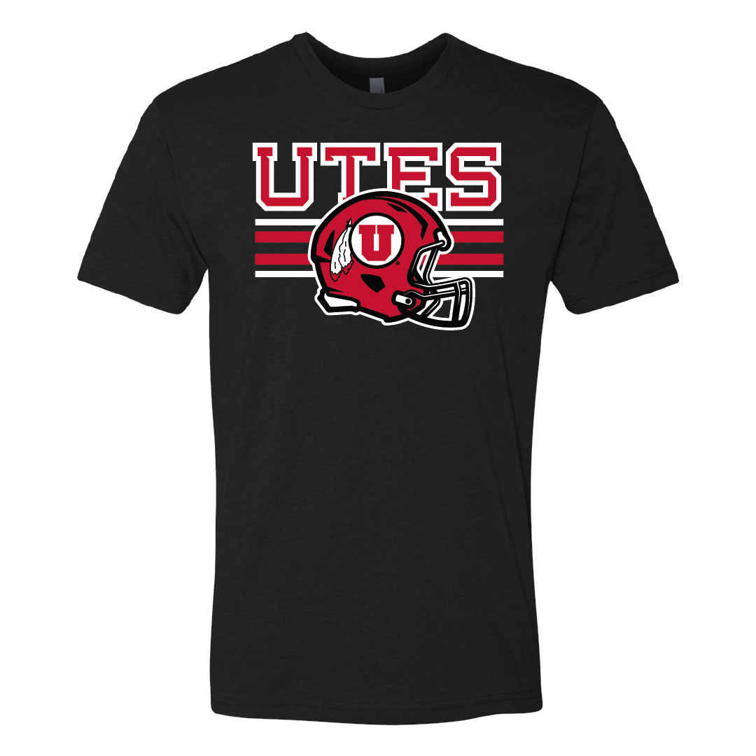 Utes W/New Circle and Feather Helmet Youth T-shirt